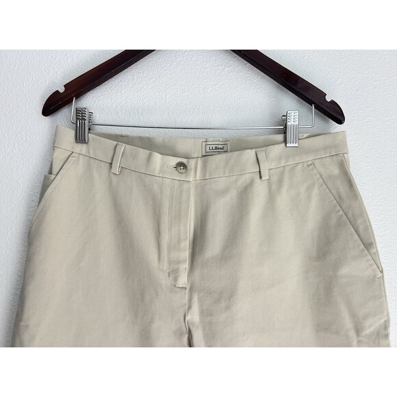 L.L.Bean Women's Wrinkle Free Bayside Pants Original Fit Hidden Comfort Size 14 - Picture 2 of 7